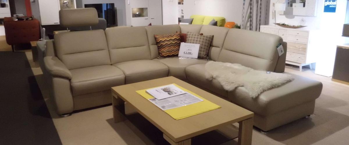 Sitzgruppe Global 8400 Leder Wallnöfer im Angebot